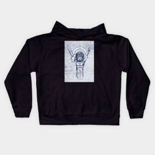 Jesus Christ Good Shepherd at the Crucifixion Kids Hoodie